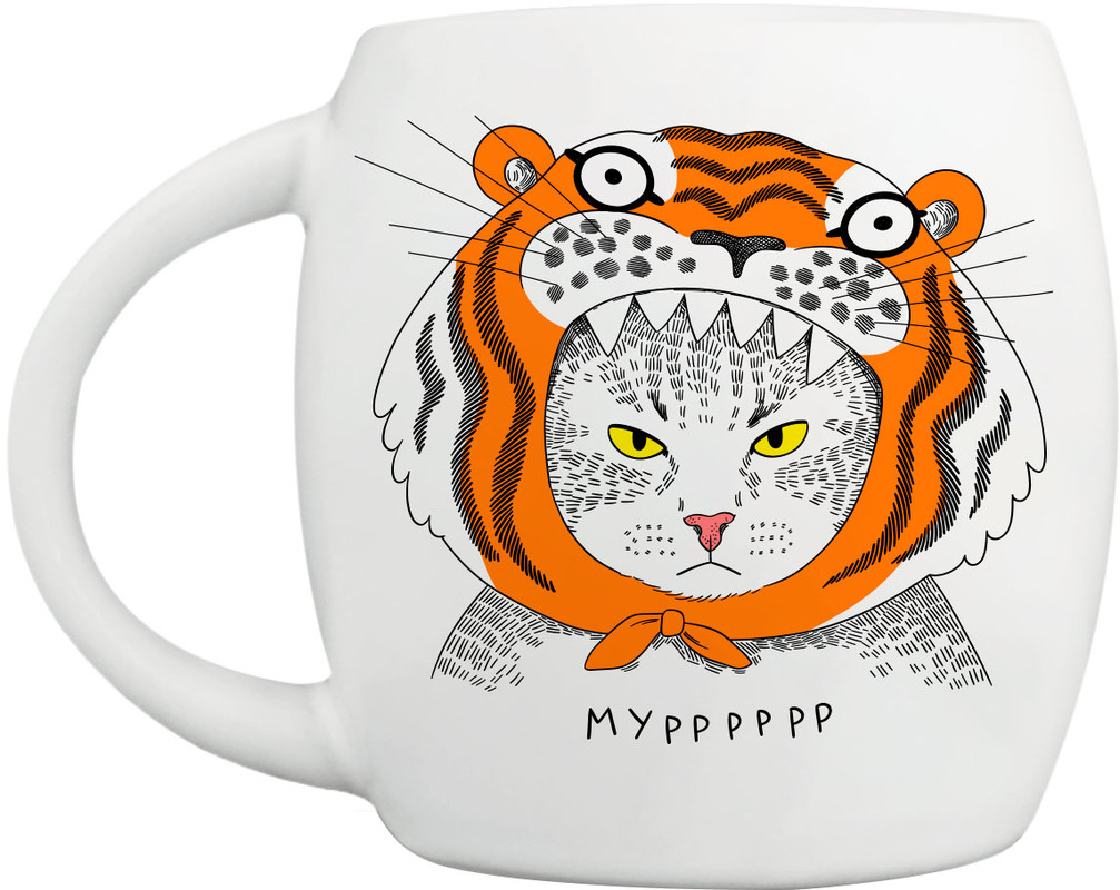 Чашка ORNER Тигр Мур 450 мл (ORNER-1619)